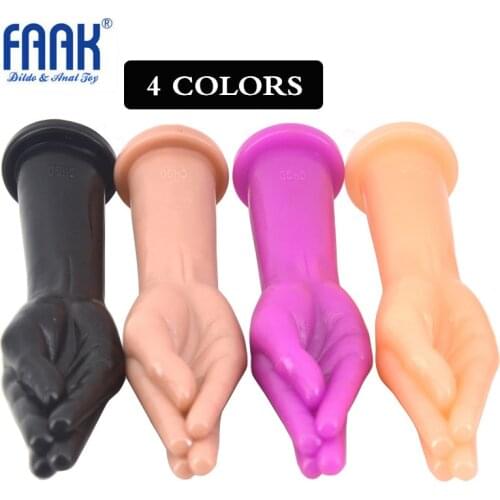 Thick Long Huge DildoTPE Fisting Anal Dildo Plug Realistic Arm Penis Lesbian Gay Erotic Sex Toys Women Anus Massage Butt Plug