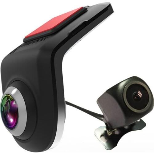 U5 Dual recording Zinc alloy hidden streaming media HD night vision Android navigation USB dash CAM ADAS electronic Dog DVR