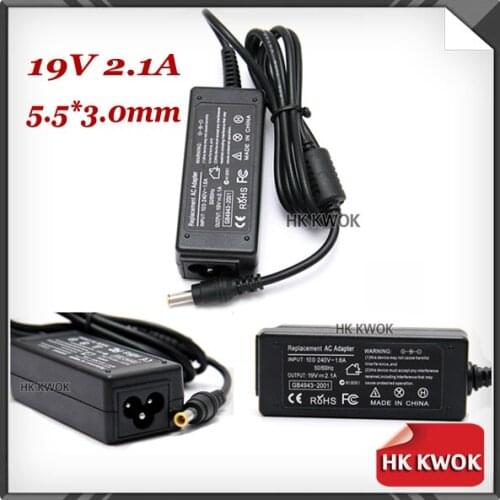 Universal 19V 2.1A 40W AC Power Adapter Charger For samsung Q1 Q30 Q35 Q40 Q45 Q70 Q1B Q1P Q1U Q1UP R19 R20 AD-6019 F50