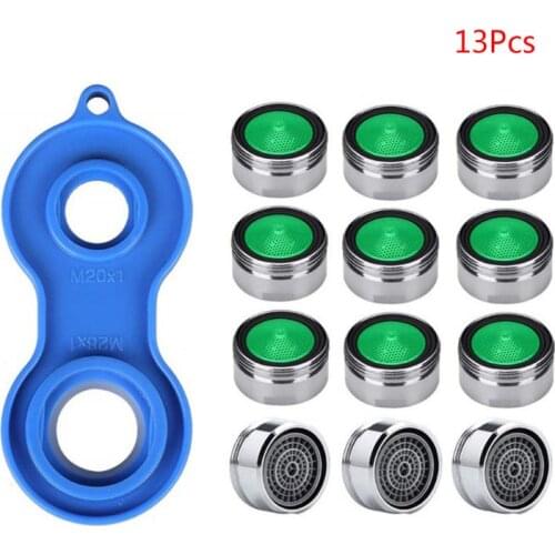 1Set Water Saving Aerator Faucet Aerator Wrench Jet Regulators Filter Spare Parts for Kitchen Bathroom Water Tap Kits