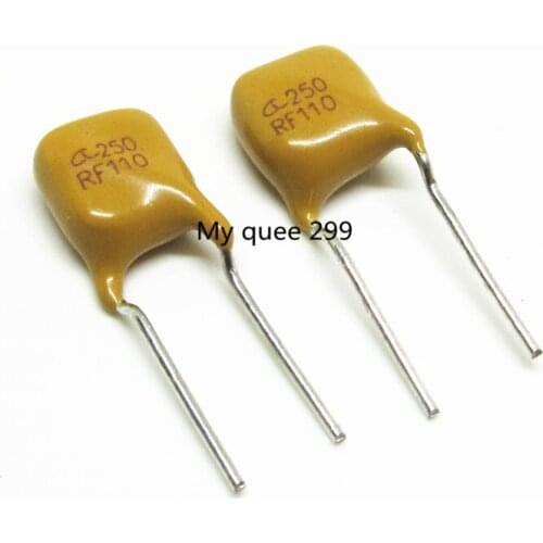 10PCS/lot Self recovery fuse TRF250-110 250V 110mA 0.11A PTC