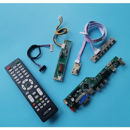 1280*800 LVDS 20-Pin for LP133WX1/LP121WX1 DIY kit universal controller drive board LCD monitor VGA+AV+USB 1-CCFL