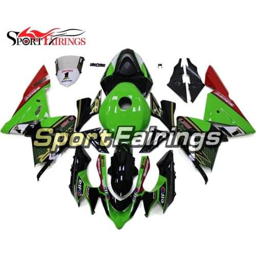 2004 ZX-10R Full Fairings For Kawasaki ZX10R ZX-10R Year 04 05 2004 2005 Sportbike Motorcycle Bodywork - Glossy Green Black Red