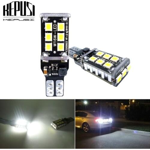 2x T15 T16 W16W 921 912 LED Canbus 921 T15 W16W LED Bulbs For Hyundai Santa Fe Getz I20 Sonata Ix25 I40 I10 Coupe