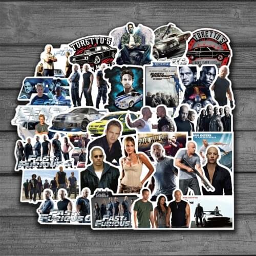 50PCS Classic Movie Graffiti Stickers For Kids Toy Laptop Motorcycle Luggage Skateboard Refrigerator Guitar Decal