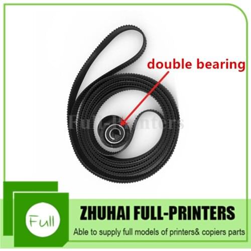 4 PCS Free Shipping C7769-60182 Carriage Belt with Double Bearing for 24-Inch Plotters for HP DesignJet 500 510 800