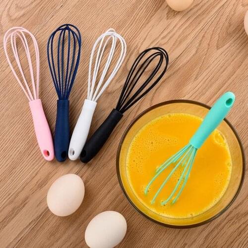 Blender Multifunctional Rotary Manual Egg Beater Mixer Mini Plastic Kitchen Egg Whisk Bake Tool Egg Agitator Silicone Eco-Friend