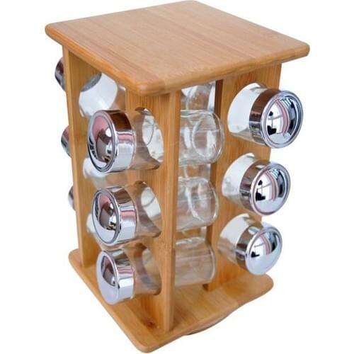 HERSEYSTORE 6-8-12 Pcs Spice Box Kitchen Organizer and Storage Container Spice Jar Jars Spice Organizer Salt and Pepper Shakers