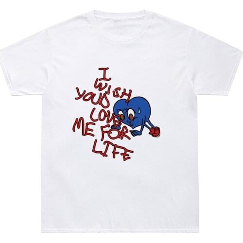 Hot Sale 2020 Summer Men T-Shirts I Wish You Love Me For Life Harajuku Tshirts Brockhampton Ginger Hip Hop Tees Funny T-Shirt