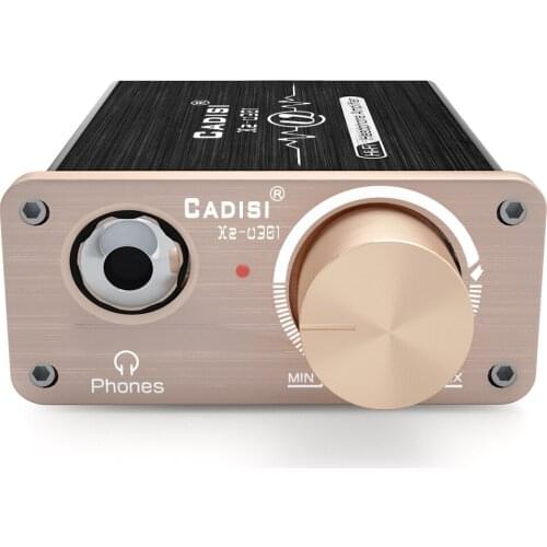 Desktop Hifi RCA 2 Headphone Mini Class A Headphone Amplifier Hi-Fi Desktop Home Stereo Headset Amp DC5V