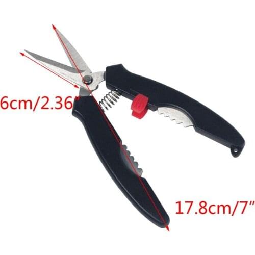 7'' Kitchen Cracker Lobster prawn peeler Crab Shell Leg Seafood Scissor 203F