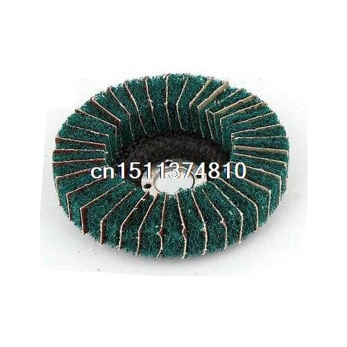 Replacement Nylon Flap Polishing Wheel Green 100mm x 55mm