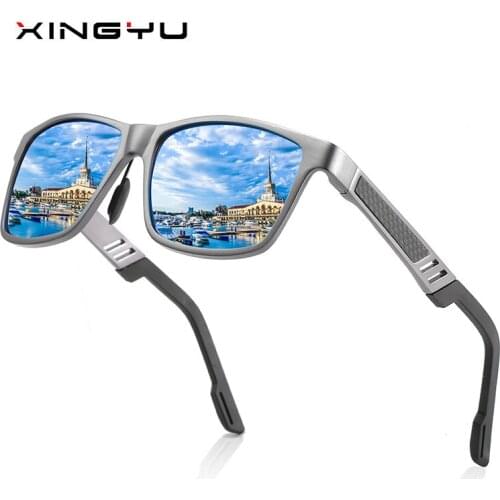 2020 new full Aluminium magnesium frame mens polarized sunglasses outdoor driving sunglasses fishing sunglasses