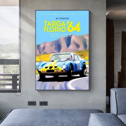 Modern Art Canvas Retro Vintage Classic Car Posters Supra TT MK4 Decorative Prints Wall Painting For Bedroom Living Room Frames