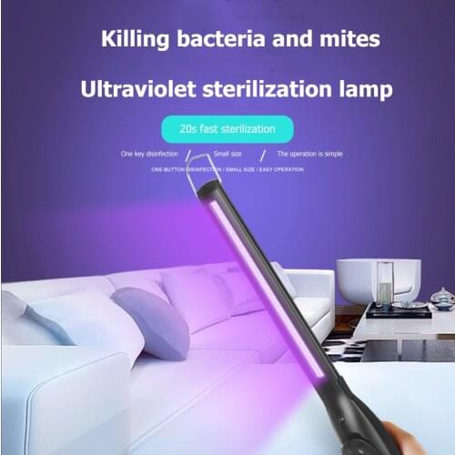 LED Portable UVC Sterilizer Disinfection Light Germicidal UV Lamp Home Disinfection Light Handheld Germicidal Lamp Indoor office