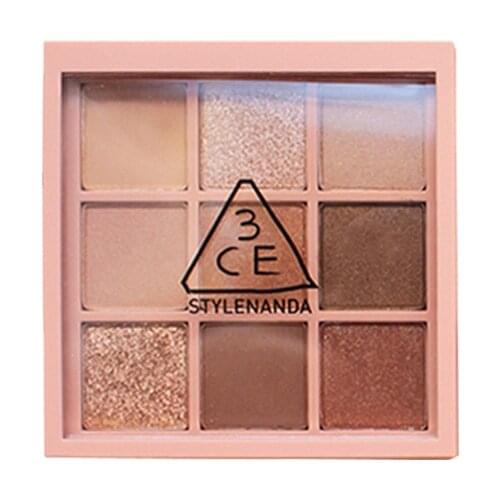 TT 3CE Shimmer Matte Pumpkin Orange Brown 9-Color Jiugongge Eye Shadow Plate Official Flagship Store