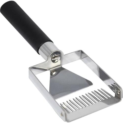 Honey Uncapping Fork Honey Scraper with Plastic Handle Beekeeping Equipment Tool