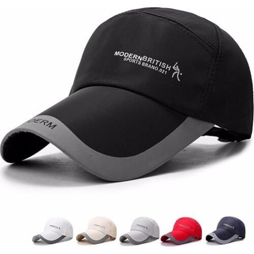 High quality spring mens golf caps outdoor shade cap sports baseball hats ponchos sun protection hat