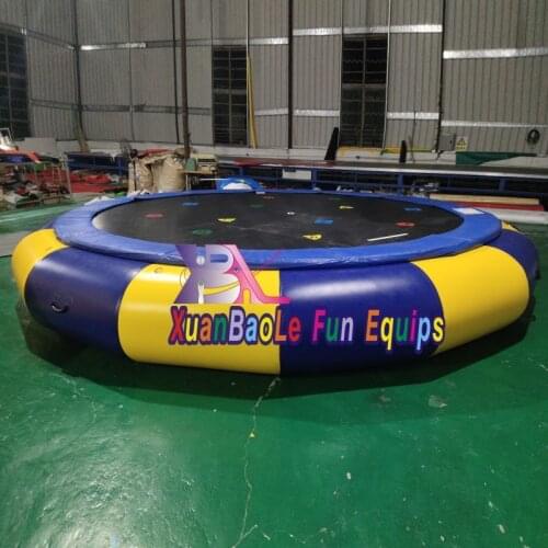 Crazy Fun Water Games Inflatable Water Jumping Bouncer N Trampoline Water Park Toys