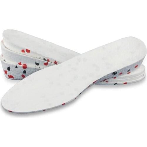 1Pair Popcorn invisible heightening insole Buffered sports insoles for men and women Increased Insoles