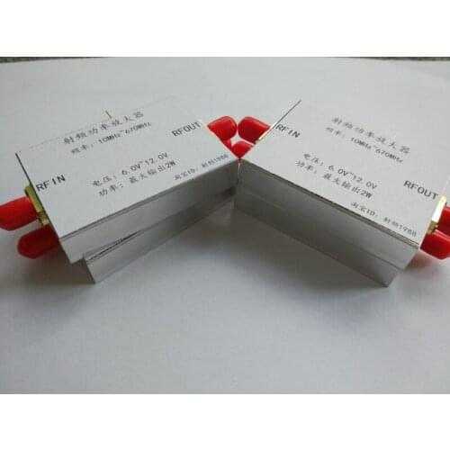 10MHz--670MHZ 2W Amplifier FM Wideband RF Power Amplifier HF FM VHF UHF