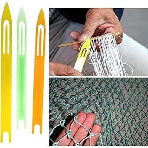 10 Pcs Fishing Netting Needle Repair Net Line Plastic Shuttles Mending Weaving Fishing Supplies Fishing Gear Fishing Accessories