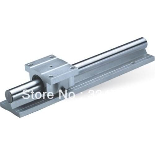 2pcs/lot TBR20 rail L1000mm 20mm linear round guide for cnc router and cnc linear bearing blcok
