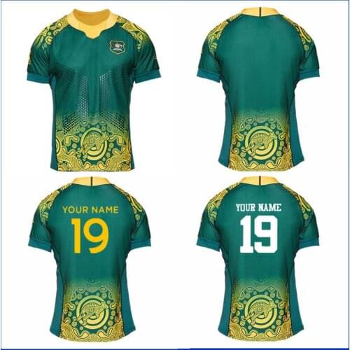 2019 AUSTRALIA AWAY RUGBY JERSEY 2021 Australia Rugby TRAINING SHORTS JERSEY size S-3XL-5XL