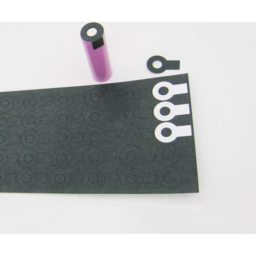 70pcs for 18650 Li-ion Battery Insulation Gasket Barley Paper Battery Pack Cell Insulating Glue Patch Electrode Insulated Pads