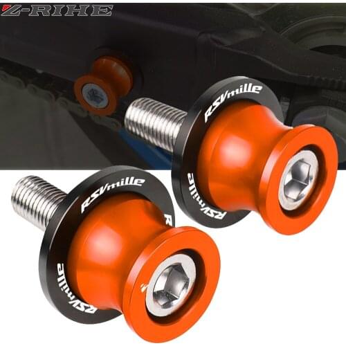 Motorcycle Accessories CNC Aluminum 10MM Swingarm Spools Slider Stand Screw For Aprilia RSV MILLE 1999-2008 2004 2005 2006 2007