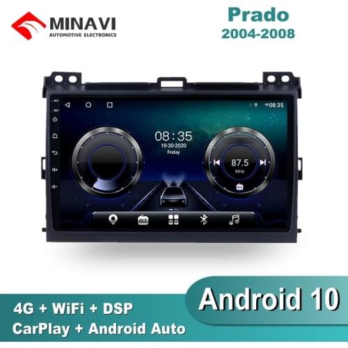 9'' IPS Android 9.0 Car Radio Multimedia TOYOTA PRADO 120 2004-2009 GPS Navigation Navi Player Auto Stereo 2din WIFI