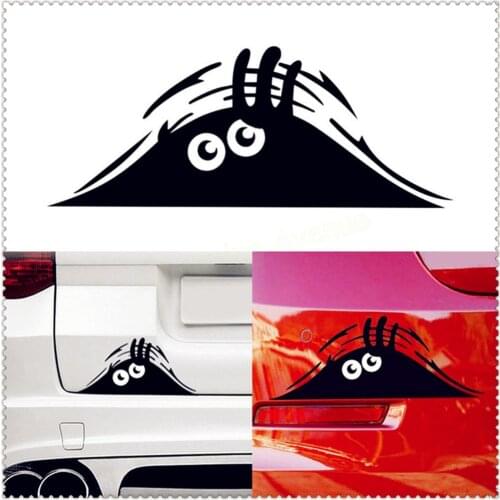 Car Stickers 3D Eyes Decal Peeking for Volkswagen VW B6 Jetta Mk5 MK6 Any Cars Phaeton 4.2 EOS 3.2 V6 Beetle Passat