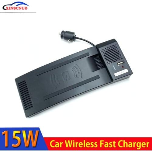 Car Accessories Vehicle Wireless Charger For Audi A6L/A7/A6/Q5/Q5L/A4L/Q7 Fast Charger Module Wireless Onboard Car Charging Pad