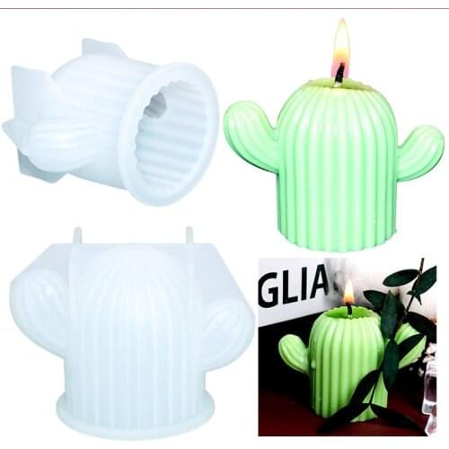 DIY Epoxy Resin Mold Cactus Hand Craft Soap Candle Aromatherapy Ornament Silicone Mold Resin Decoration Molds Jewelry Making