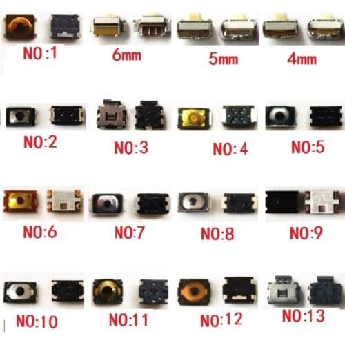For Iphone 4 4G 4S 5 5S 6 6S 7G 8 PLUS FOR mobile phonr Power On/off Volume Switch Key Button Inside Connector Port Replacement
