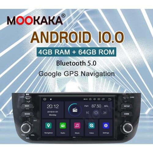DSP 4GB 64GB Autoradio 2 Din Android 10 Car DVD Multimedia Player For Fiat/Linea/Punto evo 2012-2015 GPS Navigation Stereo Audio