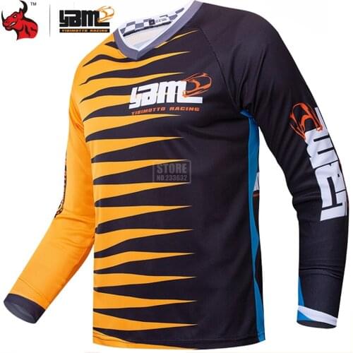 Motocross Jersey Bicycle BMX Mountain Downhill Suit Pants & Jersey Combos Long Sleeve Racing Shirts DH MTB Offroad Jersey