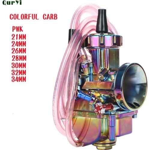 Universal Easy Adjust 21 24 26 28 30 32 34mm Motorcycle PWK 2T 4T Engine Carburetor Carburador Carb Scooters Dirt Bike UTV ATV