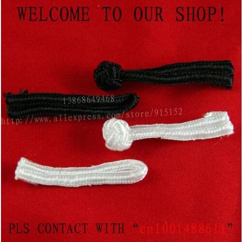 China knot buttons length 7.5-10CM 100 pcs/lot white free shipping