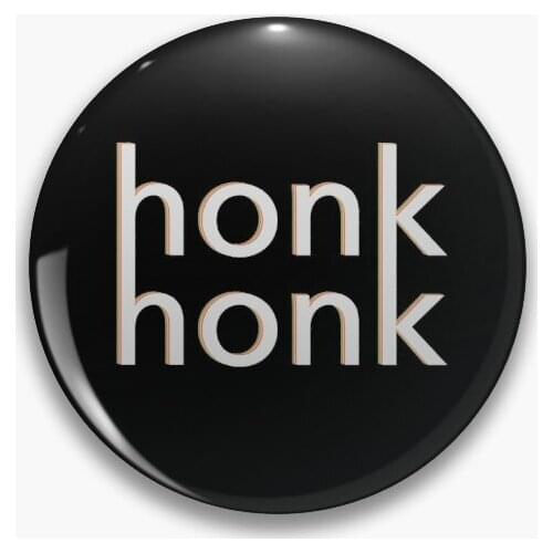 Honk Honk Alt Soft Button Pin Metal Brooch Clothes Creative Gift Collar Badge Women Fashion Cartoon Decor Cute Lapel Pin Funny