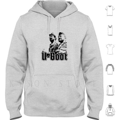 German U-Boot Hoodie Long Sleeve Germany Ww2 Vintage Military European Military Units Kriegsmarine German Navy U Boot