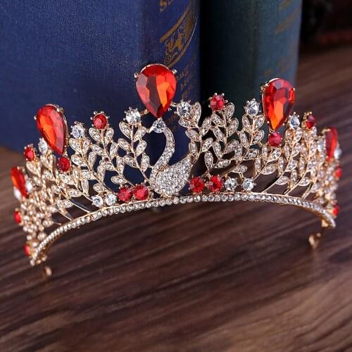 New Baroque Luxury Atmosphere Bridal Crown Shiny Rhinestones Wedding Hair Accessories Tiaras and Crowns Bijoux Hair Jewelry