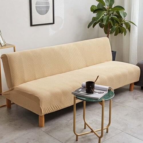Plain Color Couch Settee Divan Case Home Furniture Slipcover Bench Lounge Covering Pad