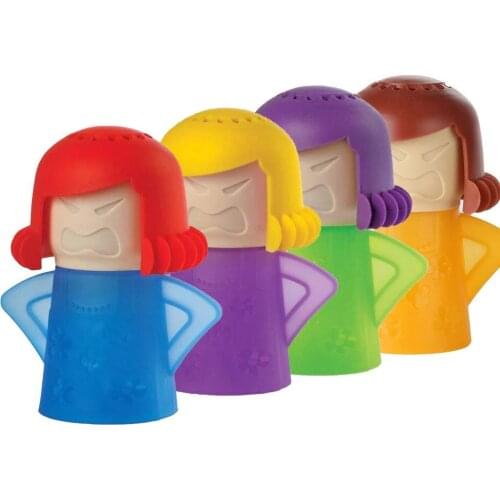 Angry Mom Microwave Cleaner Oven Steam Cleaner Easily Cleans Microwave Appliances for The Kitchen Refrigerator Cleaning Tools