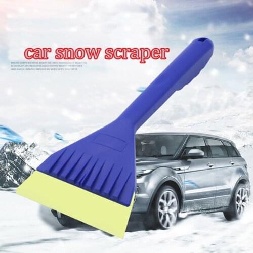 Car Snow Scraper Brush Oxford Ultra Durable Anti-Freeze Handle Ice Scraper, Snow Remover for Cars and Small Trucks
