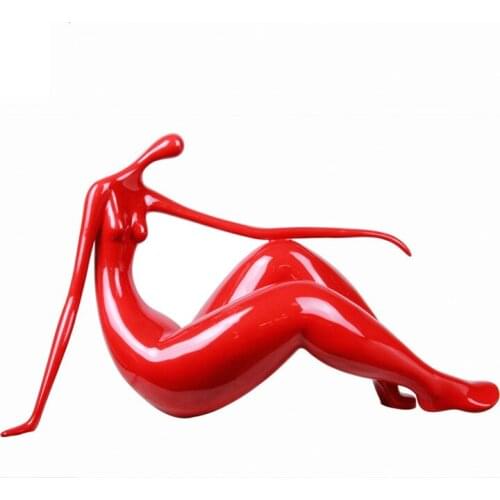 Abstract Arts Figure Fat Lady Statue Popular In Bad Love Female Character Resin Art&Craft Desktop Decoration Office R4448