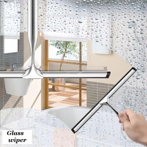 Stainless Steel Glass Wipers, Car Windows Glass Scrappers, Window Cleaners Cleaning Brush Bathtub Cleaning Brush