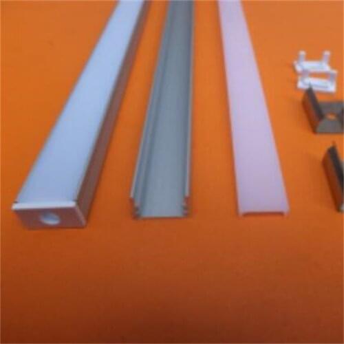 YANGMIN Free shipping 2m/pcs Lamp Covers & Shades Aluminum Profile For Led Strip,led Channel 8-11mm PCB