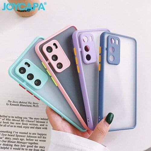 Camera Protection Shockproof Matte Case For Samsung S21 S20 FE Ultra S8 S9 S10 Plus Note 20 10 8 9 A12 A42 A50 A70 Hard PC Cover