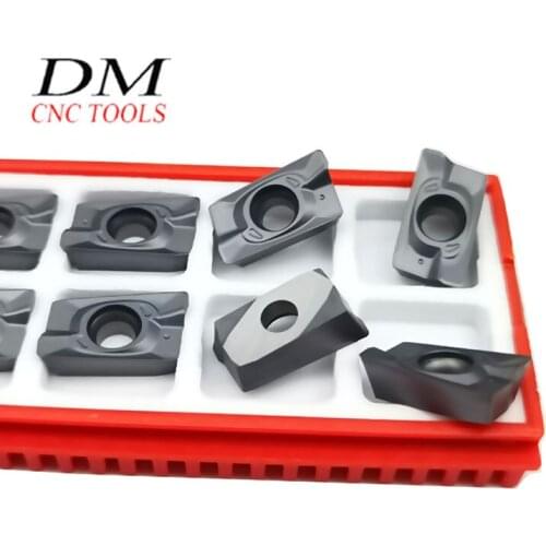 10pcs 25R0.8 Indexable milling Inserts APMT 1604PDER DP 90° blade for BAP 400R